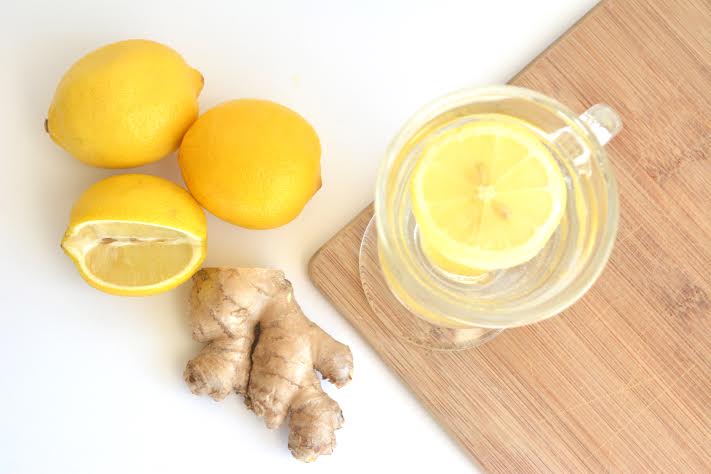 Lemon-Ginger-Detox-tea for cold cure